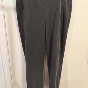 Chico's Black and White Patterned Dress Pants